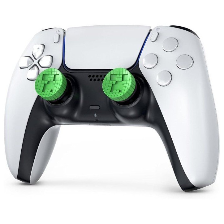 Pack de 2 Minecraft Performance Thumbsticks - STEELSERIES - KontrolFreek - Creeper Edtion - Pour manettes PS5|PS4 - Vert Pack de 2 Minecraft Performance Thumbsticks - STEELSERIES - KontrolFreek - Creeper Edtion - Pour manettes PS5|PS4 - Vert