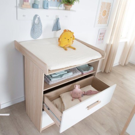 Commode a langer évolutive - ROBA - CABANE - 2 tiroirs - Extension a