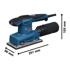 Ponceuse vibrante GSS 20-18 A Professional - 200 W - BOSCH - 060107010