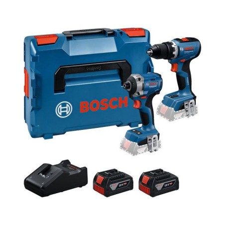 Bosch Professional Combo 18V – GSR 18V-65 + GDR 18V-215 + 2×GBA 5,0