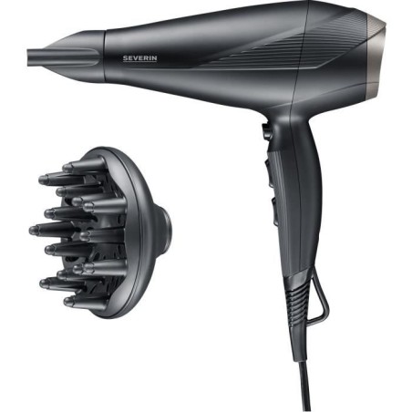 Seche-cheveux ionique - SEVERIN - HT 0167 - Pro - Diffuseur & Concentr