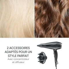 Seche-cheveux ionique - SEVERIN - HT 0167 - Pro - Diffuseur & Concentr