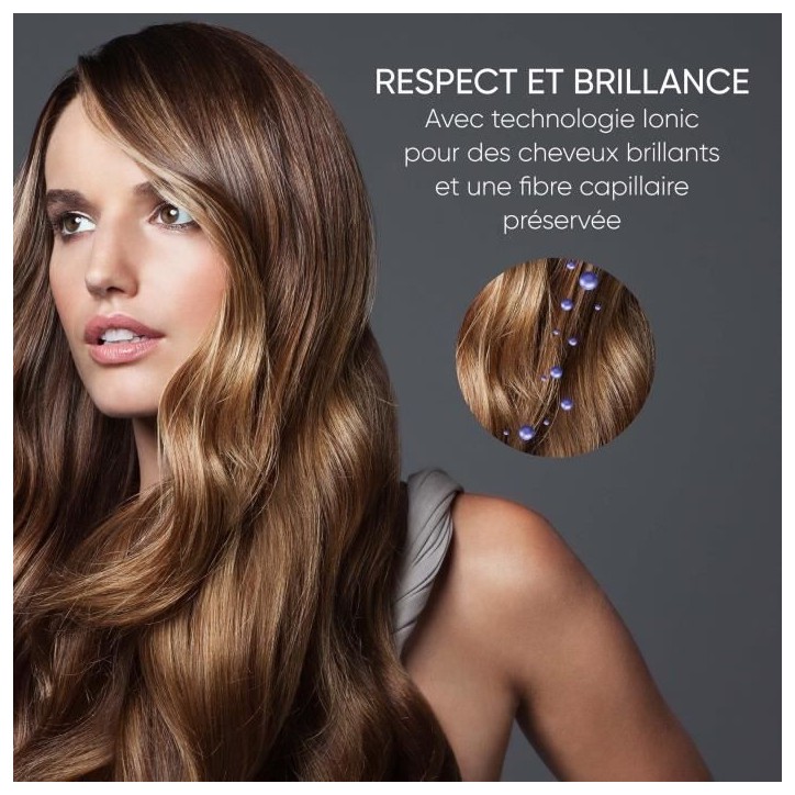 Seche-cheveux ionique - SEVERIN - HT 0167 - Pro - Diffuseur & Concentrateur - 2300 W - 3 niveaux de température - Noir