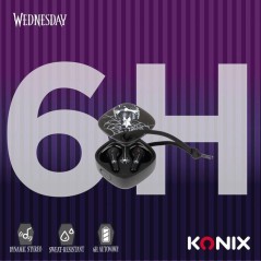 Ecouteurs - San fil - Konix - Mercredi - Smartphones et tablettes - Au