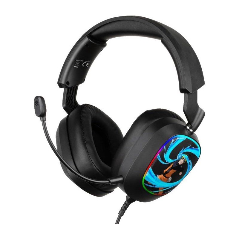 Casque gaming - Filaire - Konix - Naruto Shippuden - 7.1 PC - Haut-par