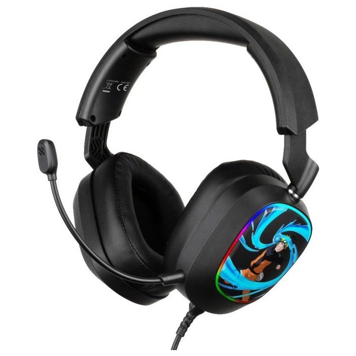 Casque gaming - Filaire - Konix - Naruto Shippuden - 7.1 PC - Haut-parleurs 50 mm - Microphone - 2 m - LED - Naruto Rasengan - N Casque gaming - Filaire - Konix - Naruto Shippuden - 7.1 PC - Haut-parleurs 50 mm - Microphone - 2 m - LED - Naruto Rasengan - N