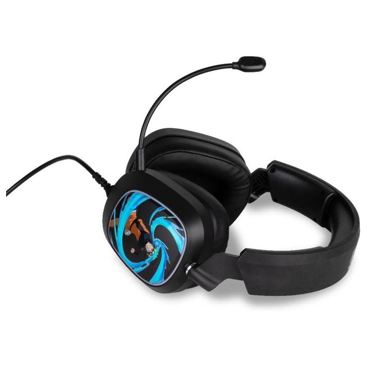 Casque gaming - Filaire - Konix - Naruto Shippuden - 7.1 PC - Haut-parleurs 50 mm - Microphone - 2 m - LED - Naruto Rasengan - N Casque gaming - Filaire - Konix - Naruto Shippuden - 7.1 PC - Haut-parleurs 50 mm - Microphone - 2 m - LED - Naruto Rasengan - N
