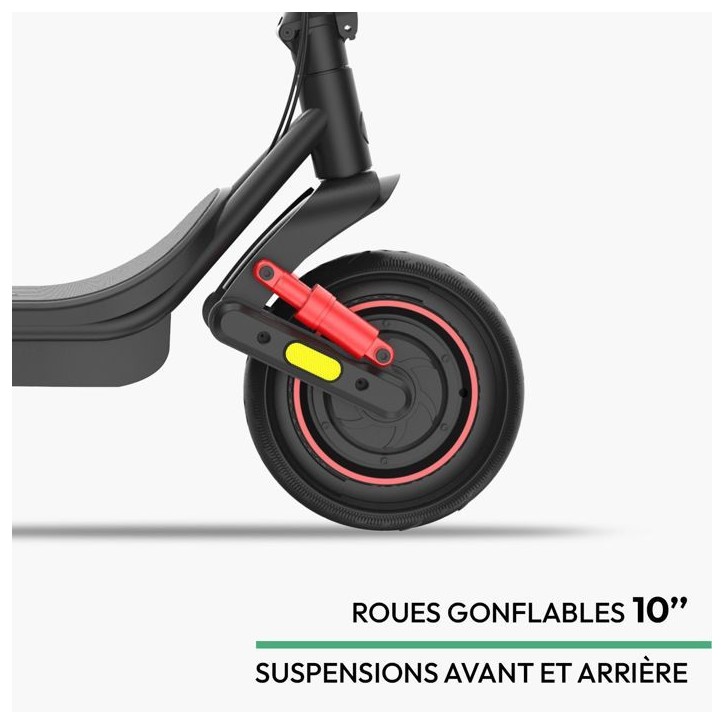 Trottinette électrique - WISPEED - Airo V16 - 36 V - 400 W nominal - 10'' - Noir Trottinette électrique - WISPEED - Airo V16 - 36 V - 400 W nominal - 10'' - Noir