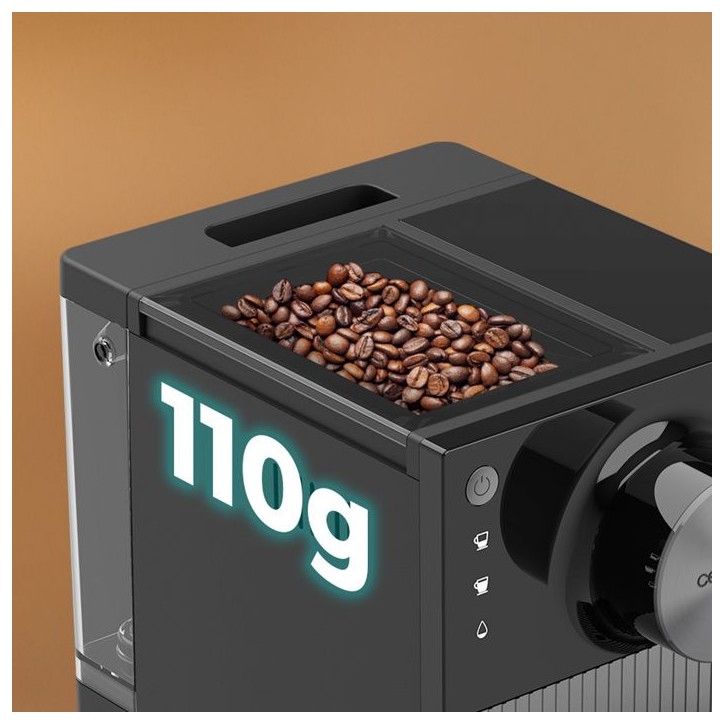 Machine a café Expresso broyeur - CECOTEC - CremmaetCube - 1350 W - 110 g - 1,1 L - Noir Machine a café Expresso broyeur - CECOTEC - CremmaetCube - 1350 W - 110 g - 1,1 L - Noir