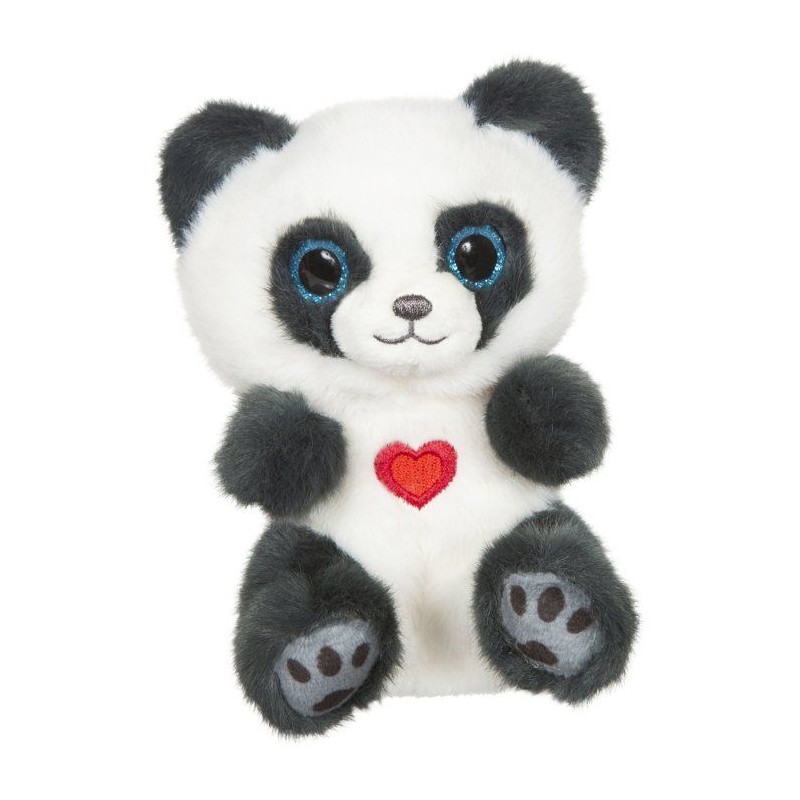 Peluche Cutydoo Love Panda - GIPSY TOYS - 13 cm - Gris