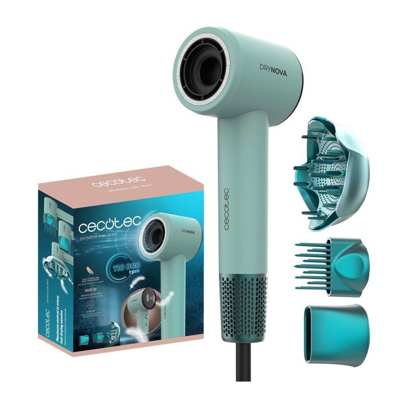 Seche-cheveux - CECOTEC - DryNova 3in1 Mint - 1600 W