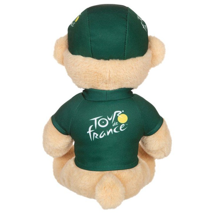 Peluche officielle du Tour de France - GIPSY TOYS - Tour de France - Ours maillot et casquette sprinteur vert - 24 cm Peluche officielle du Tour de France - GIPSY TOYS - Tour de France - Ours maillot et casquette sprinteur vert - 24 cm