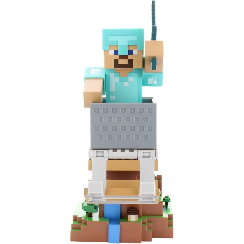 Figurine Minecraft Steve Armure Diamant - EXQUISITE GAMING - Cable Guy