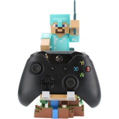 Figurine Minecraft Steve Armure Diamant - EXQUISITE GAMING - Cable Guy