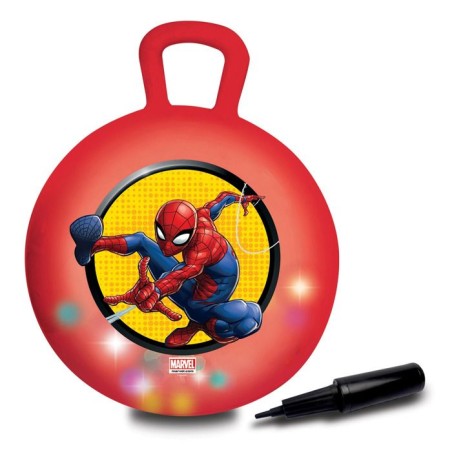Balle sauteuse Gonflable - Lexibook - Spiderman - Pompe Manuelle Inclu