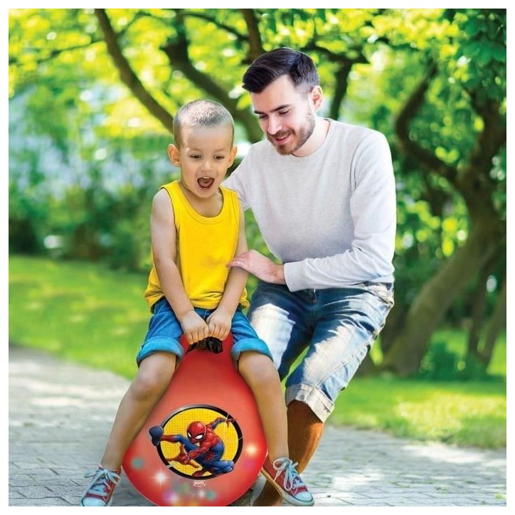 Balle sauteuse Gonflable - Lexibook - Spiderman - Pompe Manuelle Incluse - Plastique sécurisé et résistant - Rouge Balle sauteuse Gonflable - Lexibook - Spiderman - Pompe Manuelle Incluse - Plastique sécurisé et résistant - Rouge