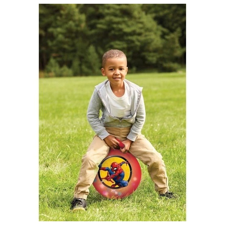 Balle sauteuse Gonflable - Lexibook - Spiderman - Pompe Manuelle Incluse - Plastique sécurisé et résistant - Rouge Balle sauteuse Gonflable - Lexibook - Spiderman - Pompe Manuelle Incluse - Plastique sécurisé et résistant - Rouge