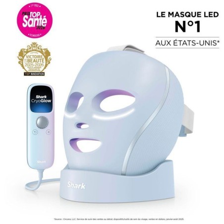 Masque LED SHARK CryoGlow avec rafraîchissement du contour des yeux L