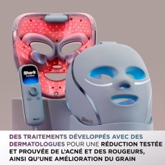 Masque LED SHARK CryoGlow avec rafraîchissement du contour des yeux L