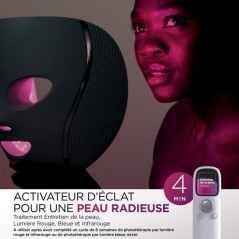 Masque LED SHARK CryoGlow avec rafraîchissement du contour des yeux L