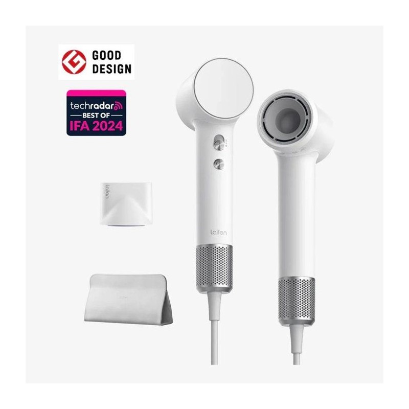 Seche-cheveux - LAIFEN - Mini - Compact - Voyage - Blanc