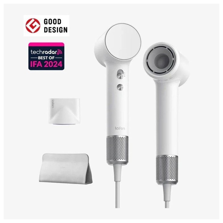 Seche-cheveux - LAIFEN - Mini - Compact - Voyage - Blanc