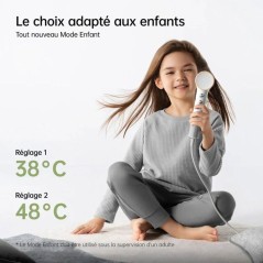 Seche-cheveux - LAIFEN - Mini - Compact - Voyage - Blanc