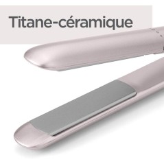 Lisseur cheveux - BABYLISS - ST516E - Plaques titane céramique - 180-
