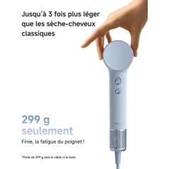 Seche-cheveux - LAIFEN - Mini - Compact - Voyage - Bleu glacier