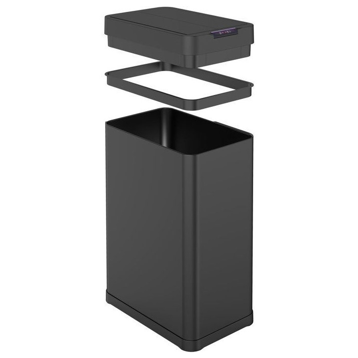 Poubelle Automatique - SILVERLAKE - 70 L - Noir Mat - Kitchen Move