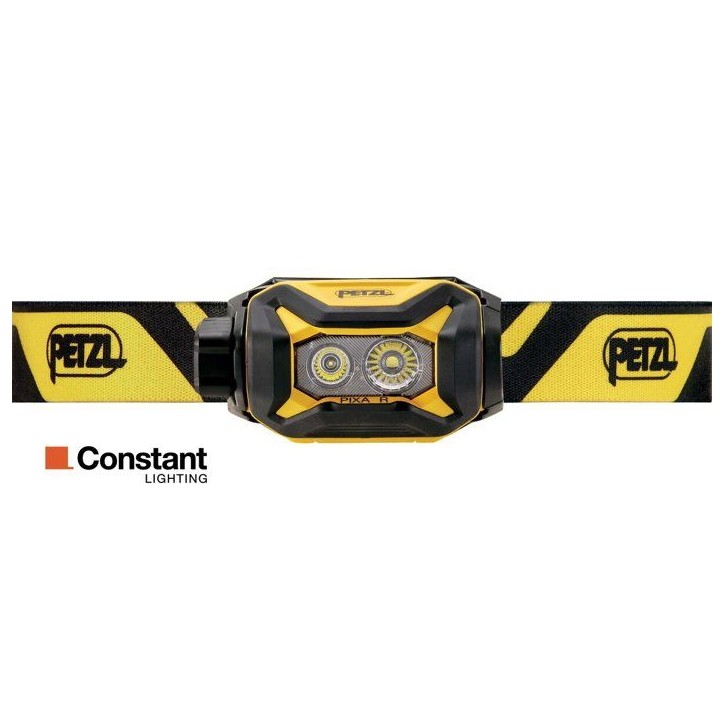 Lampe frontale - PETZL - PIXA R PRO - 600 Lumens - Portée 90 m - Autonomie max 12 h - Batterie CORE 1 250 mAh incluse Lampe frontale - PETZL - PIXA R PRO - 600 Lumens - Portée 90 m - Autonomie max 12 h - Batterie CORE 1 250 mAh incluse