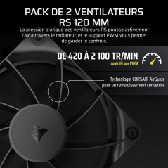 CORSAIR - NAUTILUS 240 LCD - Refroidissement PC - 240 mm Radiator - Li