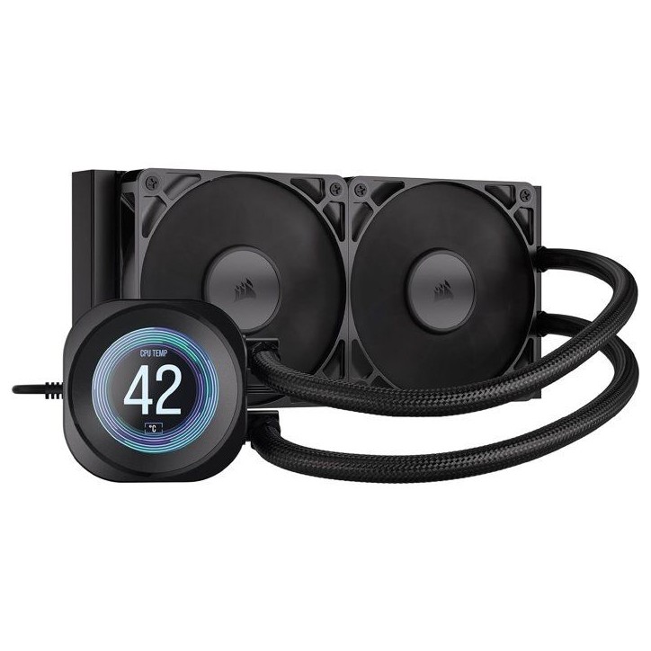CORSAIR - NAUTILUS 240 LCD - Refroidissement PC - 240 mm Radiator - Liquid CPU Cooler CORSAIR - NAUTILUS 240 LCD - Refroidissement PC - 240 mm Radiator - Liquid CPU Cooler