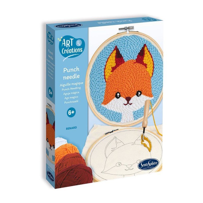 Broderie aiguille magique - SENTOSPHERE - Art & Créations - Punch Nee