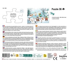 Puzzle - SENTOSPHERE - 36 pieces - Dans la neige - Toucher Soyeux - Im