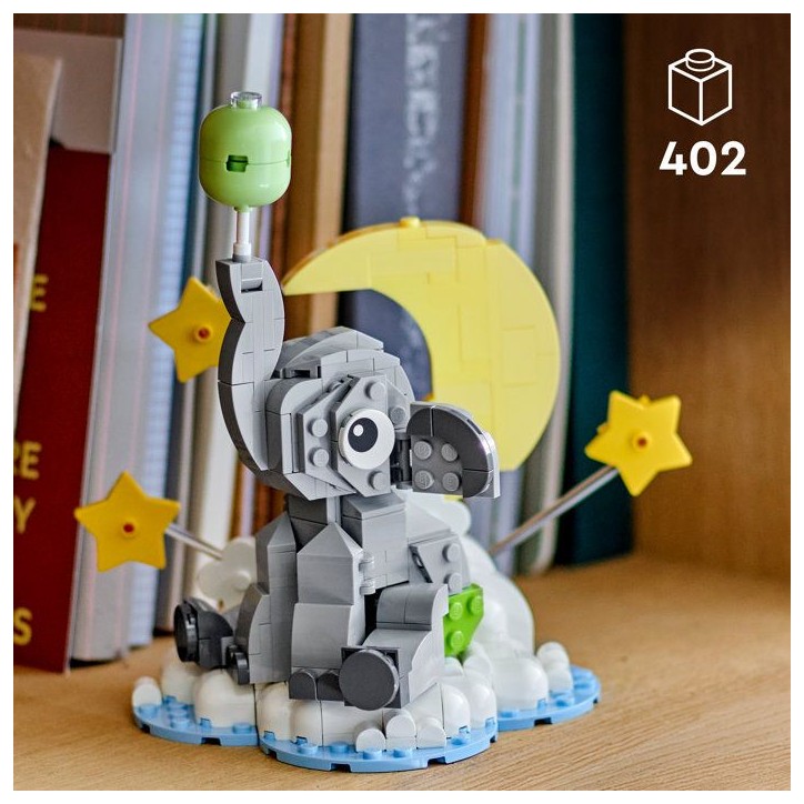 Figurine a construire - LEGO - 40814 - Bébé éléphant sur nuage - Tete tournante - Cadeau a exposer Figurine a construire - LEGO - 40814 - Bébé éléphant sur nuage - Tete tournante - Cadeau a exposer