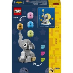 Figurine a construire - LEGO - 40814 - Bébé éléphant sur nuage - T