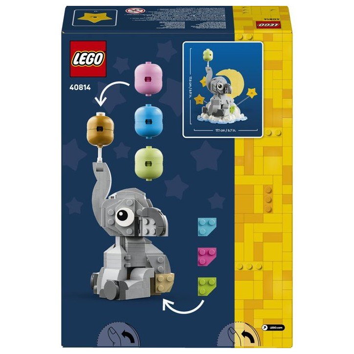 Figurine a construire - LEGO - 40814 - Bébé éléphant sur nuage - Tete tournante - Cadeau a exposer Figurine a construire - LEGO - 40814 - Bébé éléphant sur nuage - Tete tournante - Cadeau a exposer
