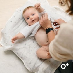 Lot de 3 langes - DOOMOO - Gaze de coton biologique - Certifié oeko-T