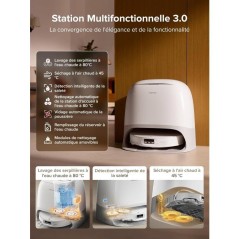 ROBOROCK QREVO CurvX - Aspirateur Robot Laveur - 22 000 Pa - Brosse et