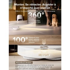 ROBOROCK QREVO CurvX - Aspirateur Robot Laveur - 22 000 Pa - Brosse et