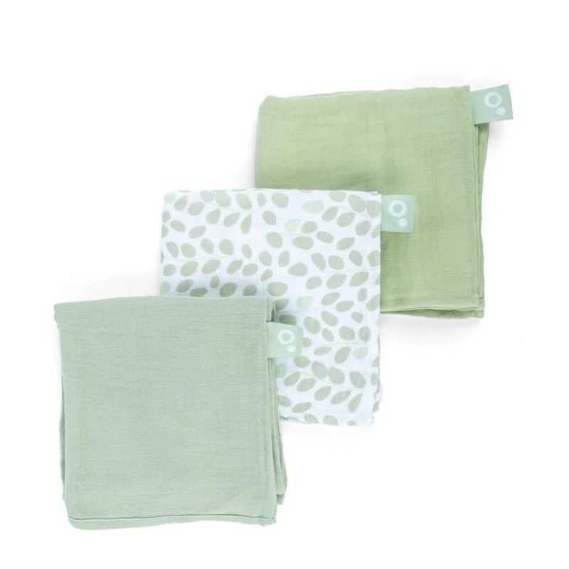 Lot de 3 langes - DOOMOO - Gaze de coton biologique - Certifié oeko-T Lot de 3 langes - DOOMOO - Gaze de coton biologique - Certifié oeko-T