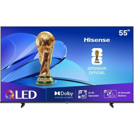 Hisense 55E7Q - TV QLED 55 (136 cm) - 4K UHD 3840x2160 - TV connecté