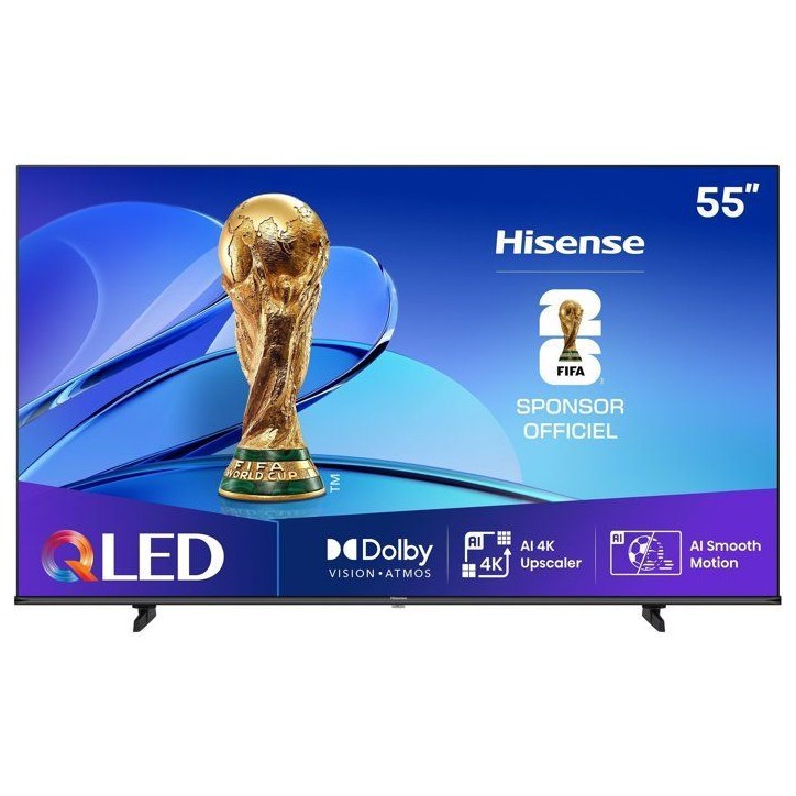 Hisense 55E7Q - TV QLED 55 (136 cm) - 4K UHD 3840x2160 - TV connecté - 3xHDMI 2.1 - WiFi Hisense 55E7Q - TV QLED 55 (136 cm) - 4K UHD 3840x2160 - TV connecté - 3xHDMI 2.1 - WiFi