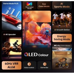 Hisense 55E7Q - TV QLED 55 (136 cm) - 4K UHD 3840x2160 - TV connecté