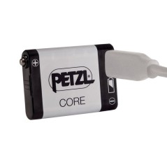 Batterie lithium-ion - PETZL - ACCU CORE - 1 250 mAh - Rechargeable USB-C - Compatible TIKKINA et TIKKA