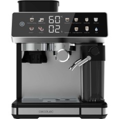 Machine a café Expresso broyeur - CECOTEC - Power Espresso 20 Barista - 1350 W - 100g - 2,6 L - Inox / Noir