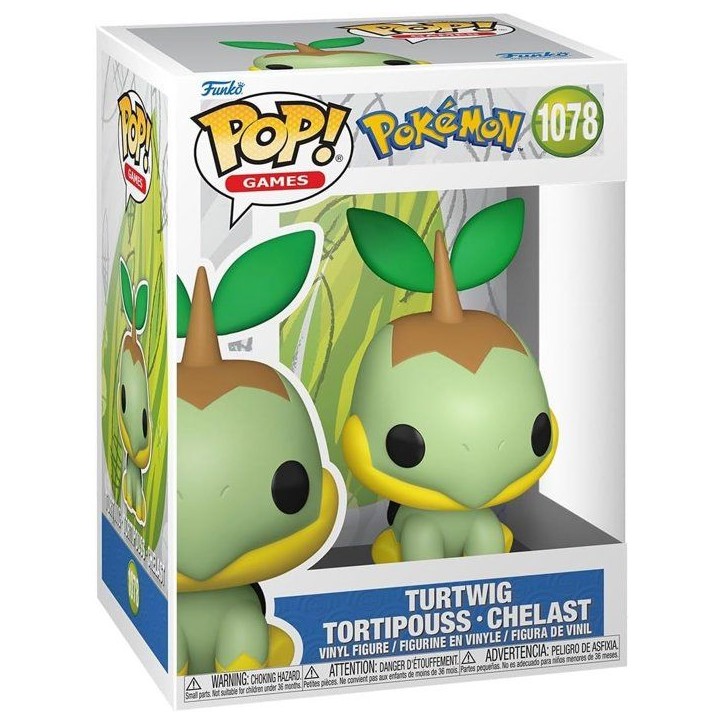 Figurine Funko Pop! - Pokémon Tortipousse - Vinyle Figurine Funko Pop! - Pokémon Tortipousse - Vinyle