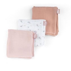 Lot de 3 langes - DOOMOO - Gaze de coton biologique - Certifié oeko-T