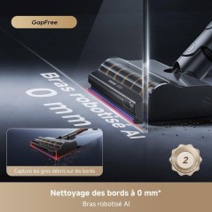 DREAME V30 - Aspirateur Balai sans Fil - Nettoyage des Bords a 0 mm -